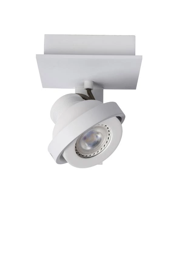 Lucide LANDA - Spot plafond - LED Dim to warm - GU10 - 1x5W 2200K/3000K - Blanc - éteint